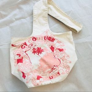 Juicy Couture cross-body or shoulder canvas bag